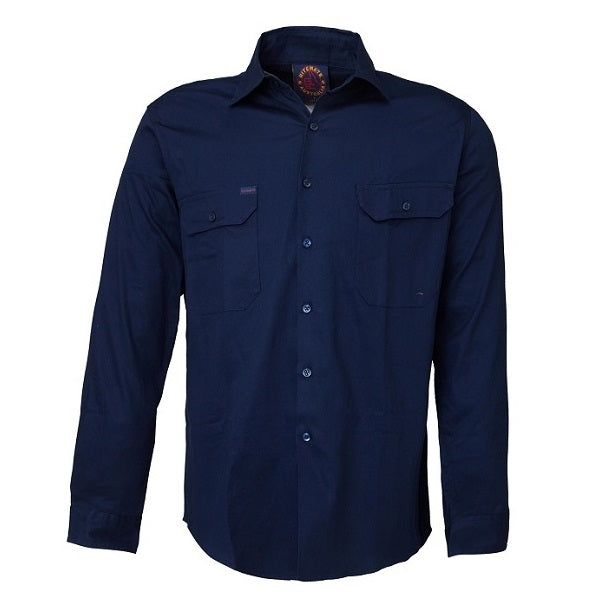 Ritemate RM108V3 Vented Open Front Lightweight - Navy - Front View