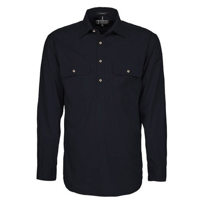 Pilbara RM200CF Original Mens Closed Front L/Sleeve Shirt