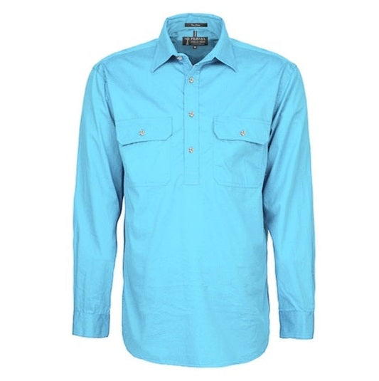 Pilbara RM200CF Original Mens Closed Front L/Sleeve Shirt