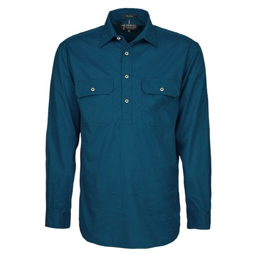 Pilbara RM200CF Original Mens Closed Front L/Sleeve Shirt