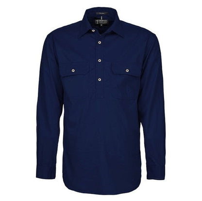 Pilbara RM200CF Mens Pilbara Closed Front Long Sleeve Shirt