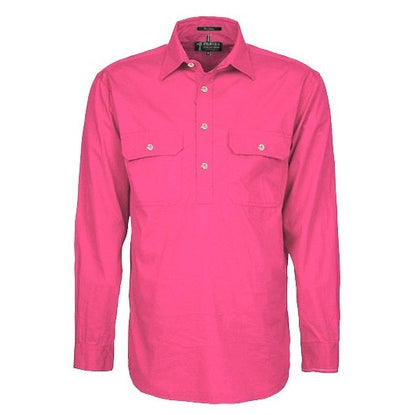 Pilbara RM200CF Original Mens Closed Front L/Sleeve Shirt