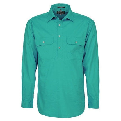 Pilbara RM200CF Mens Pilbara Closed Front Long Sleeve Shirt