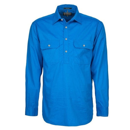 Pilbara RM200CF Original Mens Closed Front L/Sleeve Shirt