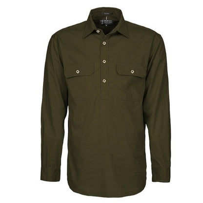 Pilbara RM200CF Original Mens Closed Front L/Sleeve Shirt