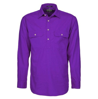 Pilbara RM200CF Original Mens Closed Front L/Sleeve Shirt