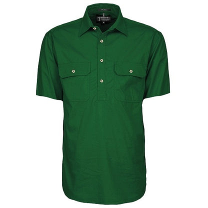 Pilbara RM200CFS Mens Closed Front Short Sleeve Lightweight Shirt