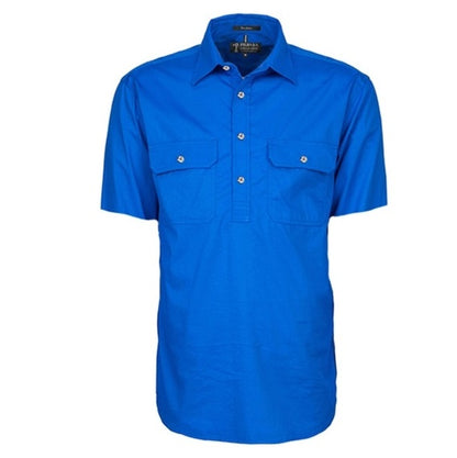 Pilbara RM200CFS Mens Closed Front Short Sleeve Lightweight Shirt