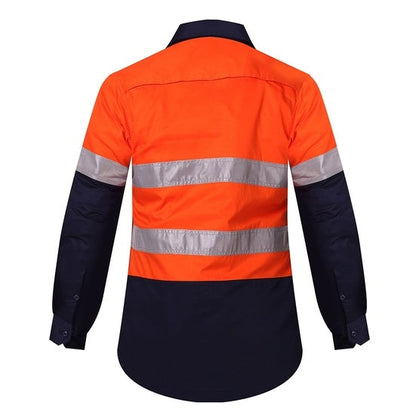 Ritemate RM208V2R Ladies Two Tone Vented Lightweight Open Front