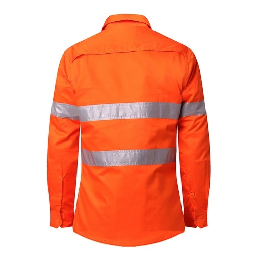 Ritemate RM208V3R Ladies Vented Lightweight Orange Open Front