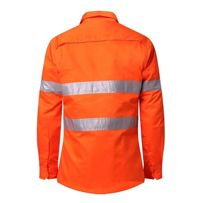 Ritemate RM208V3R Ladies Vented Lightweight Orange Open Front