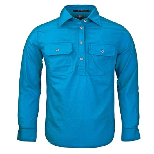 Pilbara RM400CF Kids Closed Front L/S Shirt