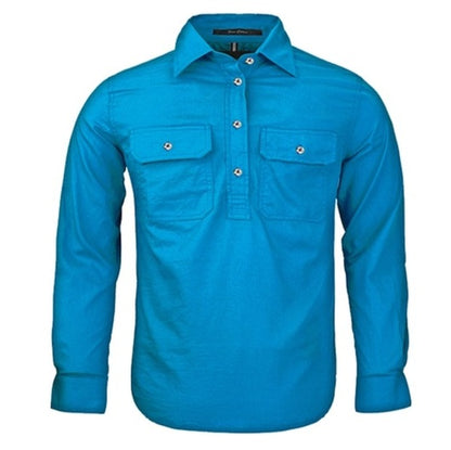 Pilbara RM400CF Kids Closed Front L/S Shirt