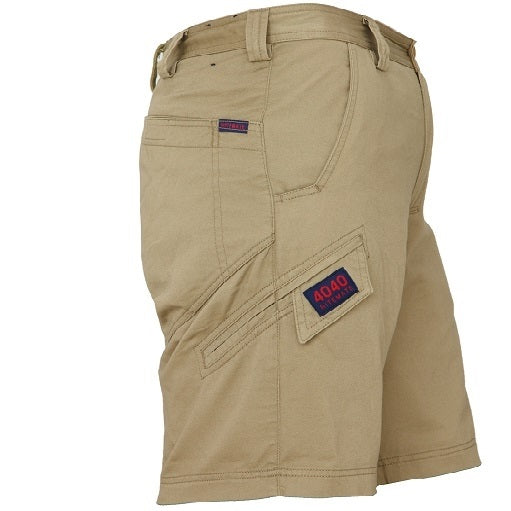 Ritemate RM4040 Lightweight Cargo Short - Khaki - Side View