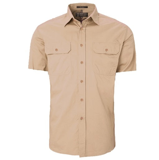 Pilbara RM500BTS Mens Open Front S/Sleeve Lightweight Shirt