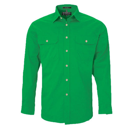 Pilbara RM500BT Mens Open Front L/S Lightweight Shirt