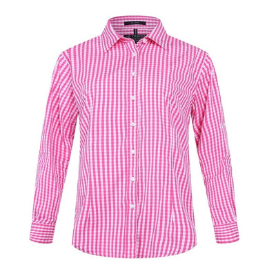 Pilbara RMPC003 Ladies Check Long Sleeve Shirt