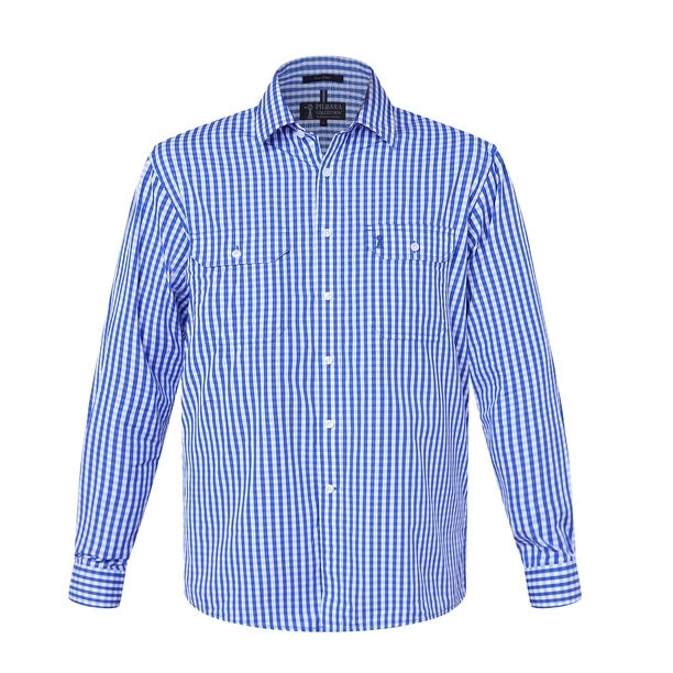Pilbara RMPC004 Men's Check L/S Shirt