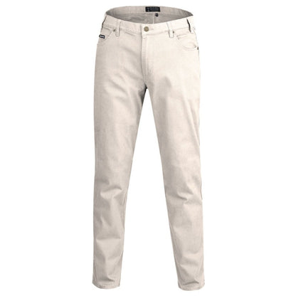 Pilbara RMPC014 Mens Cotton Stretch Jeans Bone