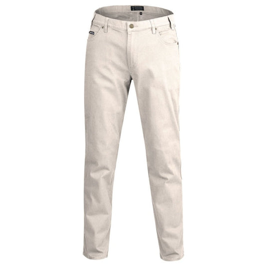 Pilbara RMPC014 Mens Cotton Stretch Jeans Bone