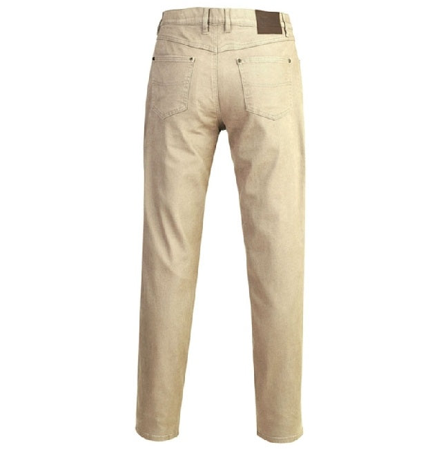 Pilbara RMPC014 Mens Cotton Stretch Jeans Wheat