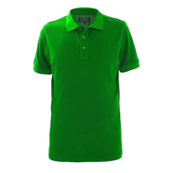 Pilbara RMPC019 Cotton Polo - Emerald - Front View