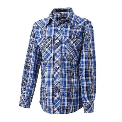 Pilbara RMPW010 Western Children's Snap Button L/S Shirt