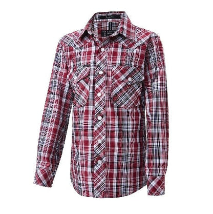 Pilbara RMPW010 Western Children's Snap Button L/S Shirt
