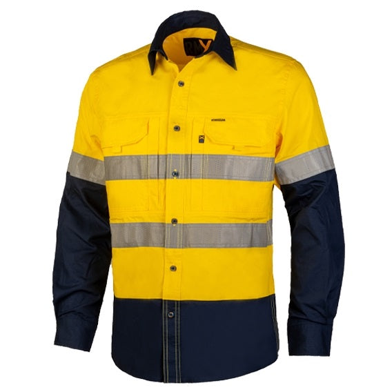 Ritemate RMX003R RMX Flexible Fit Utility Shirts Two Tone Taped