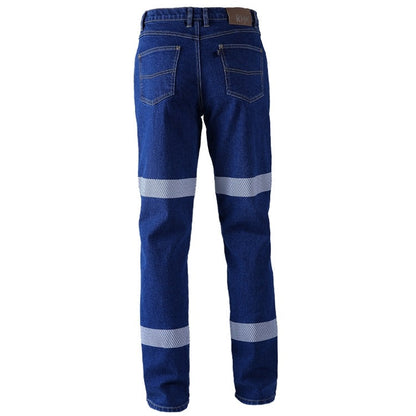 Ritemate RMX007R RMX Flexible Fit Stretch Denim Jeans, Reflective