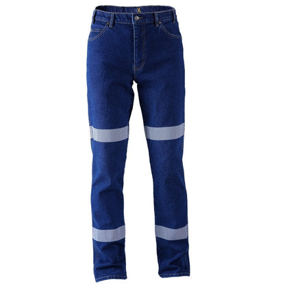Ritemate RMX007R RMX Flexible Fit Stretch Denim Jeans, Reflective
