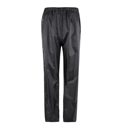 Mens and womens unisex Black waterproof with zip pocket Rainbird 8003-7 STOWaway Rain Pants