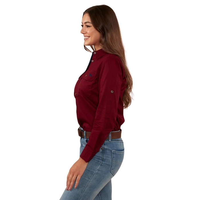 Ringers Western 171210001 Pentecost River Womens Full Button Work Shirt