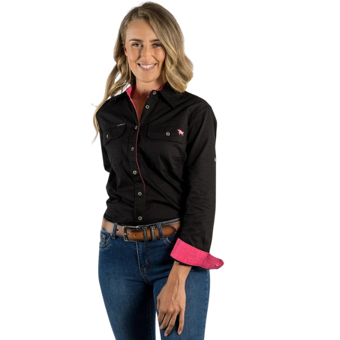 Ringers Western 171210001 Pentecost River Womens Full Button Work Shirt