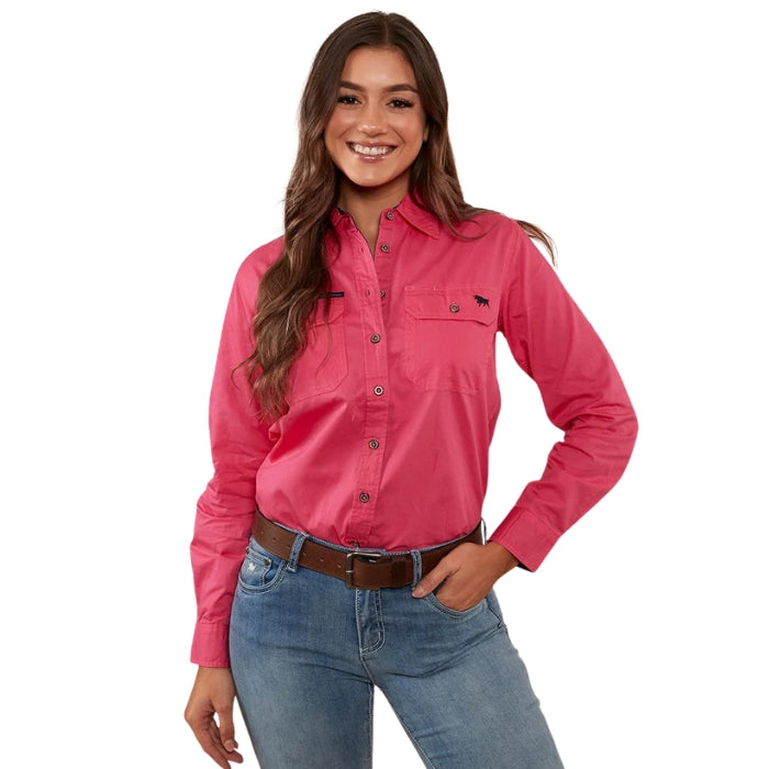 Ringers Western 171210001 Pentecost River Womens Full Button Work Shirt