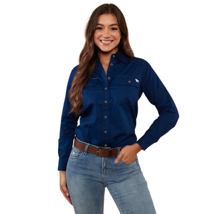 Ringers Western 171210001 Pentecost River Womens Full Button Work Shirt