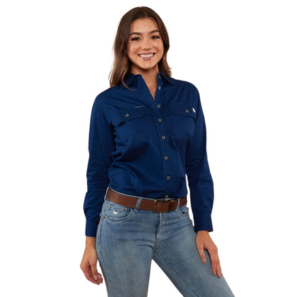 Ringers Western 171210001 Pentecost River Womens Full Button Work Shirt