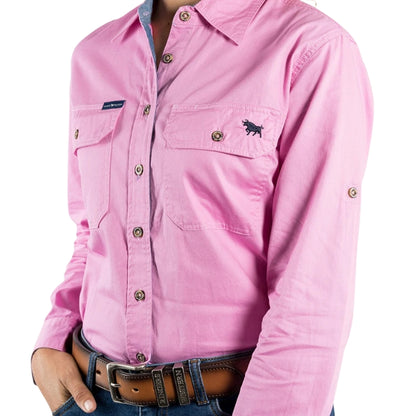 Ringers Western 171210001 Pentecost River Womens Full Button Work Shirt