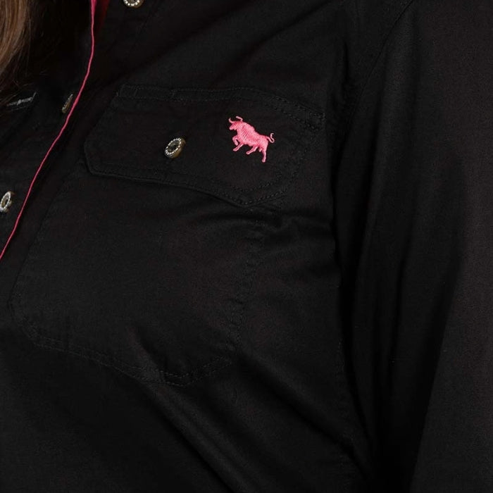 Ringers Western 171210002 Pentecost River Womens Half Button Work Shirt