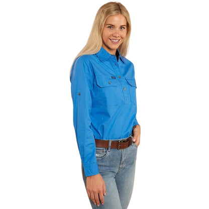 Ringers Western 171210002 Pentecost River Womens Half Button Work Shirt