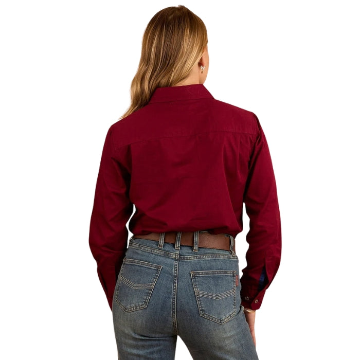 Ringers Western 171210002 Pentecost River Womens Half Button Work Shirt