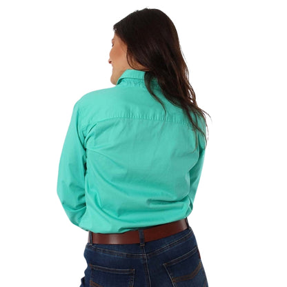 Ringers Western 171210002 Pentecost River Womens Half Button Work Shirt