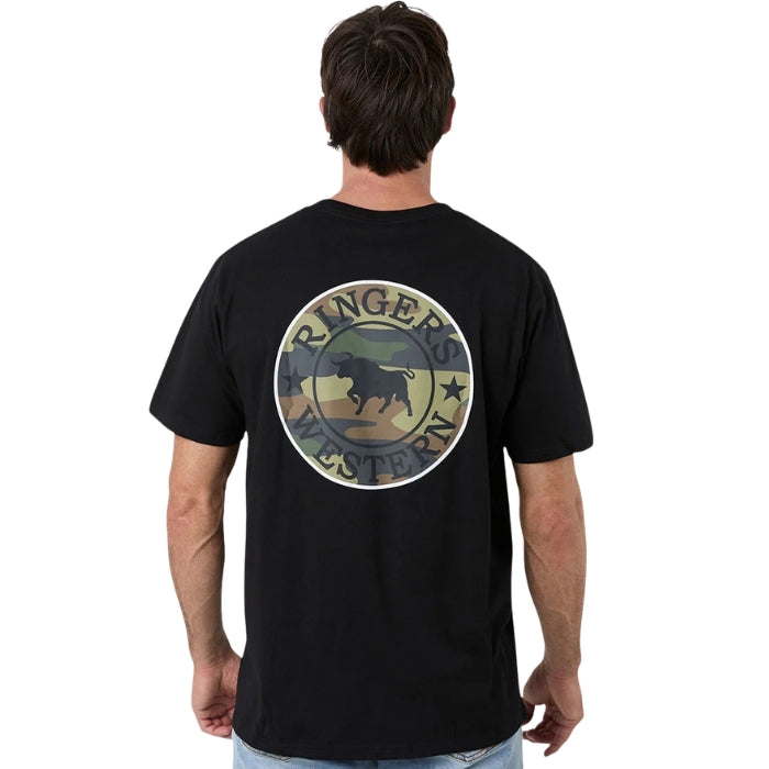Ringers Western 12021560 Signature Bull Mens Loose T-Shirt