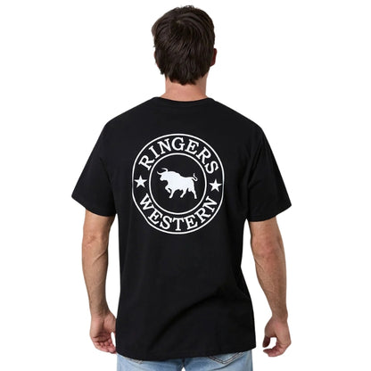 Ringers Western 12021560 Signature Bull Mens Loose T-Shirt