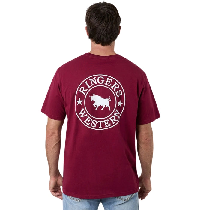 Ringers Western 12021560 Signature Bull Mens Loose T-Shirt