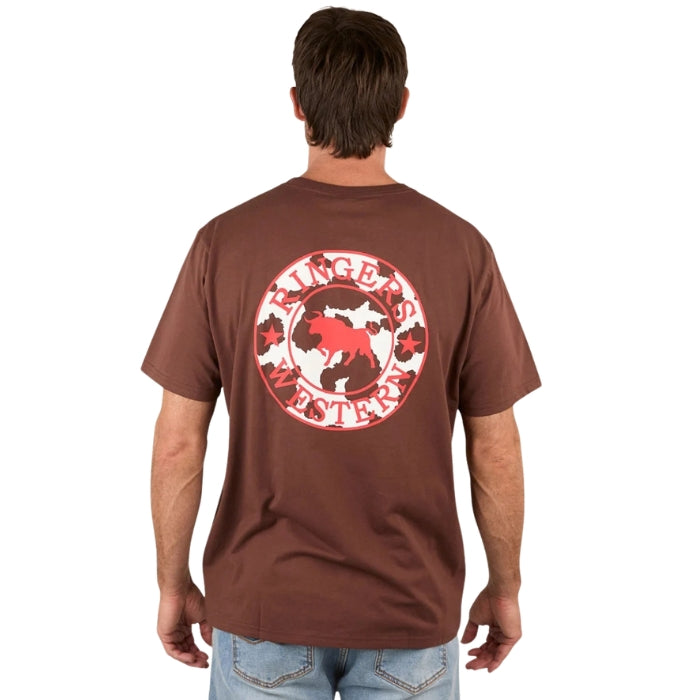 Ringers Western 12021560 Signature Bull Mens Loose T-Shirt