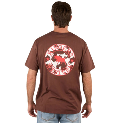 Ringers Western 12021560 Signature Bull Mens Loose T-Shirt