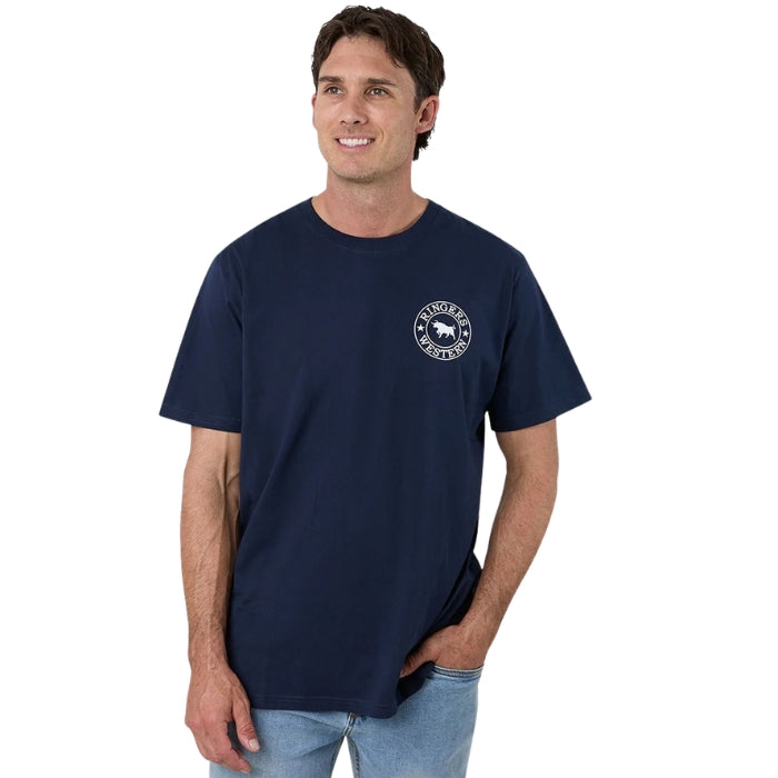 Ringers Western 12021560 Signature Bull Mens Loose T-Shirt