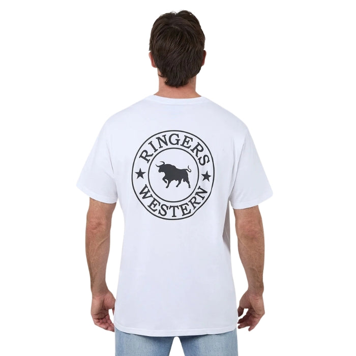 Ringers Western 12021560 Signature Bull Mens Loose T-Shirt
