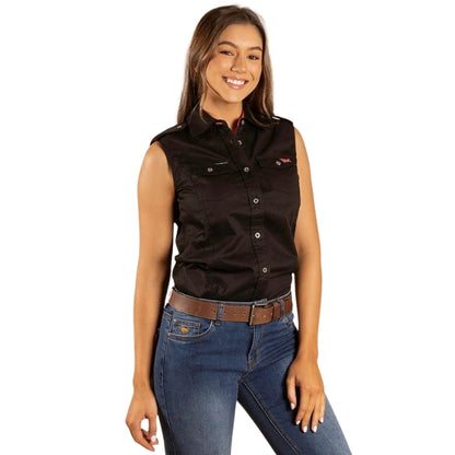 Ringers Western 171210003 Pentecost River Womens Sleeveless Work Shirt